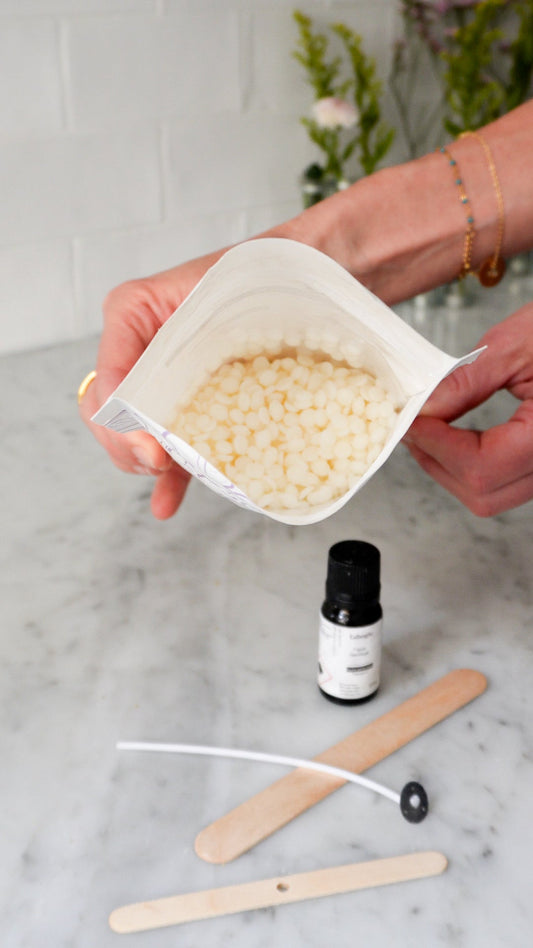Comment faire ou refaire sa bougie parfumée avec nos recharges ?