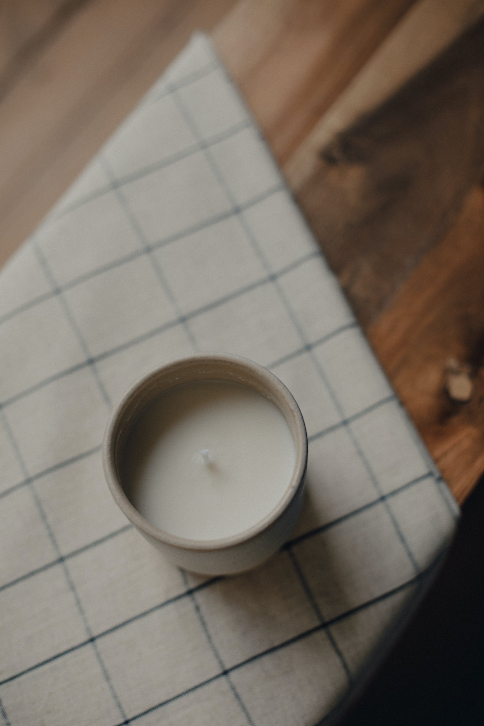 Bougie céramique rechargeable blanche La Poudrée – LABOGIE